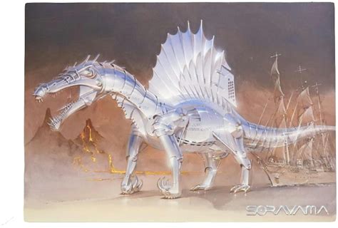 hajime sorayama dinosaur